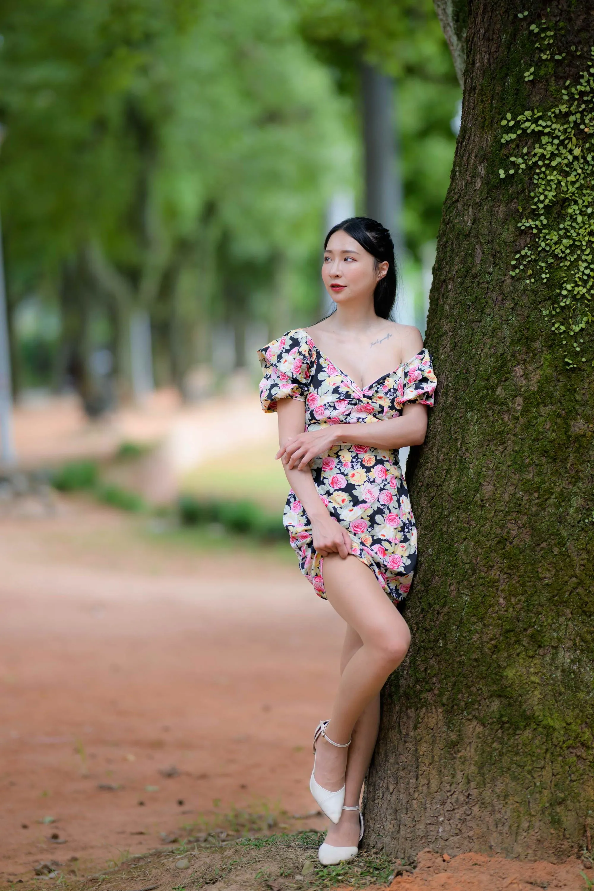 【美腿番外篇系列】长腿美模 Sunny 连衣裙 高跟美腿【115P】