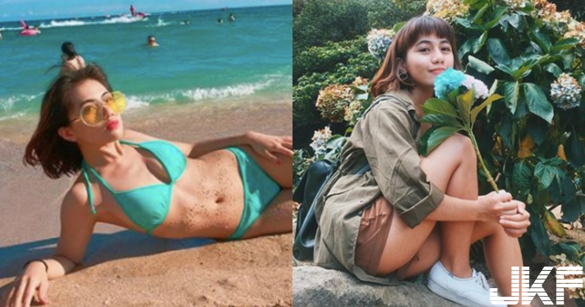 腰太细会看不出来！「台艺大正妹」po比基尼爆乳笑称：这样你们相信我有34D了吧！