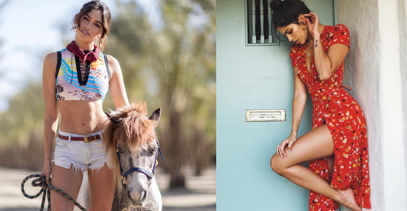 魂都被勾走啦！「驯马女」比基尼泳装火辣上阵 一转身紧实蜜臀藏不住