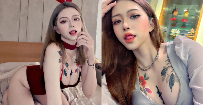 「凶猛刺青妹」樱桃小嘴伸舌超暧昧，「深美濠沟」刺黑影逼人犯罪