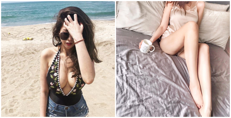 超分量巨乳外加超长美腿！「气质正妹」超越完美的身材，轰炸你的视觉感官！