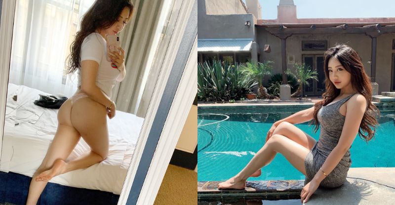 国外长大就是不一样！亚裔妹子「养出大乳量」　作风洋派衣服说脱就脱