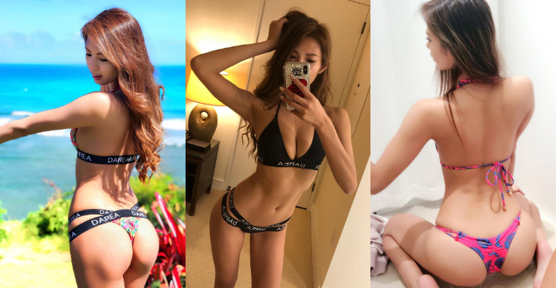 天菜级混血女神拥有「极品蜜桃臀」！浑圆臀瓣吞噬小裤裤　画面太邪恶！-小湿妹图