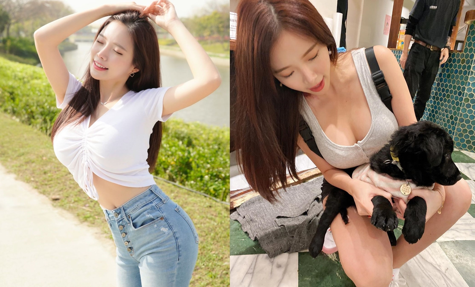 全亚洲最胸DJ「蓝星蕾」巨乳视角引人遐想！不科学「浑圆奶球」衣服完全包不住-小湿妹图