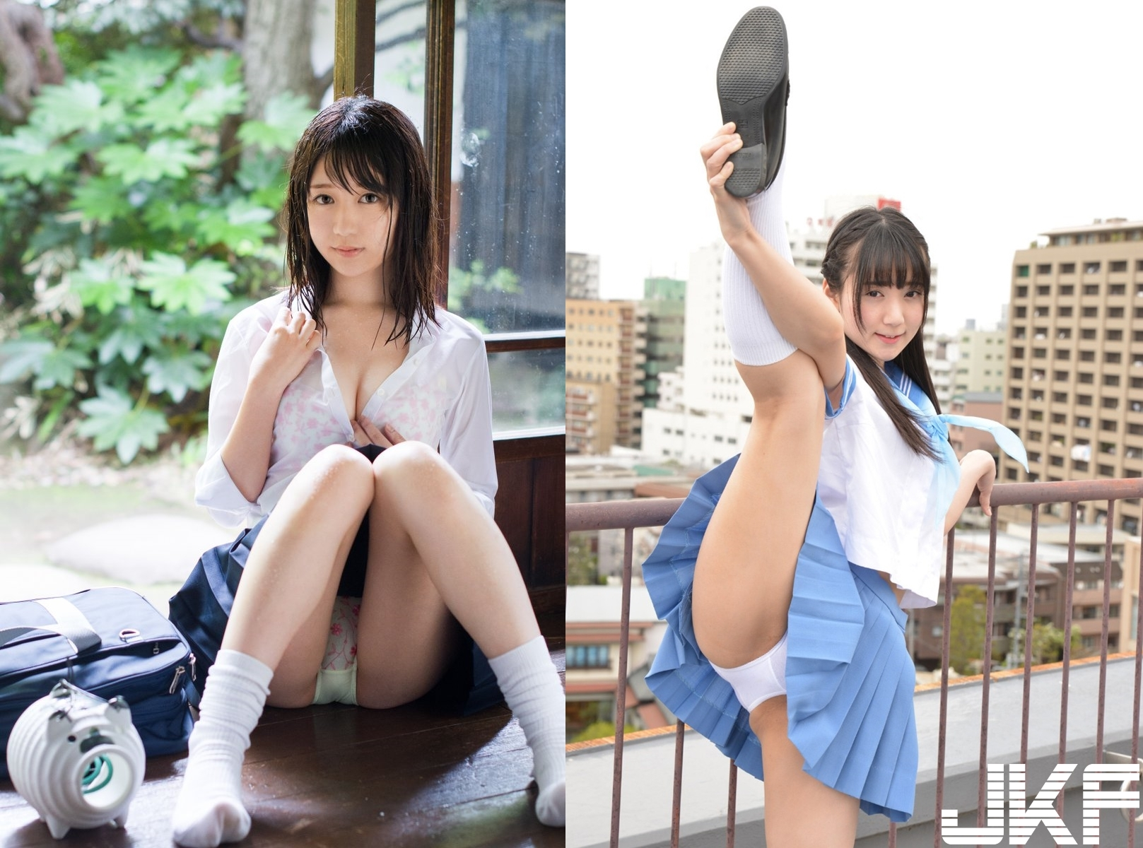 女高中生蹲坐「深沟外露」鼠蹊部被看光光　隔著萤幕都能闻到味道