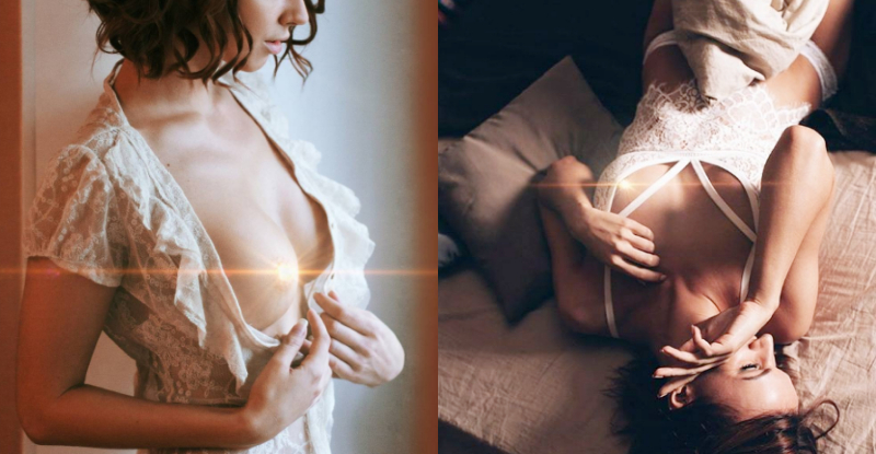 闪闪惹人爱！妹子「大尺裸身」用乳发射极光　想看又看不清太折磨人啦-小湿妹图