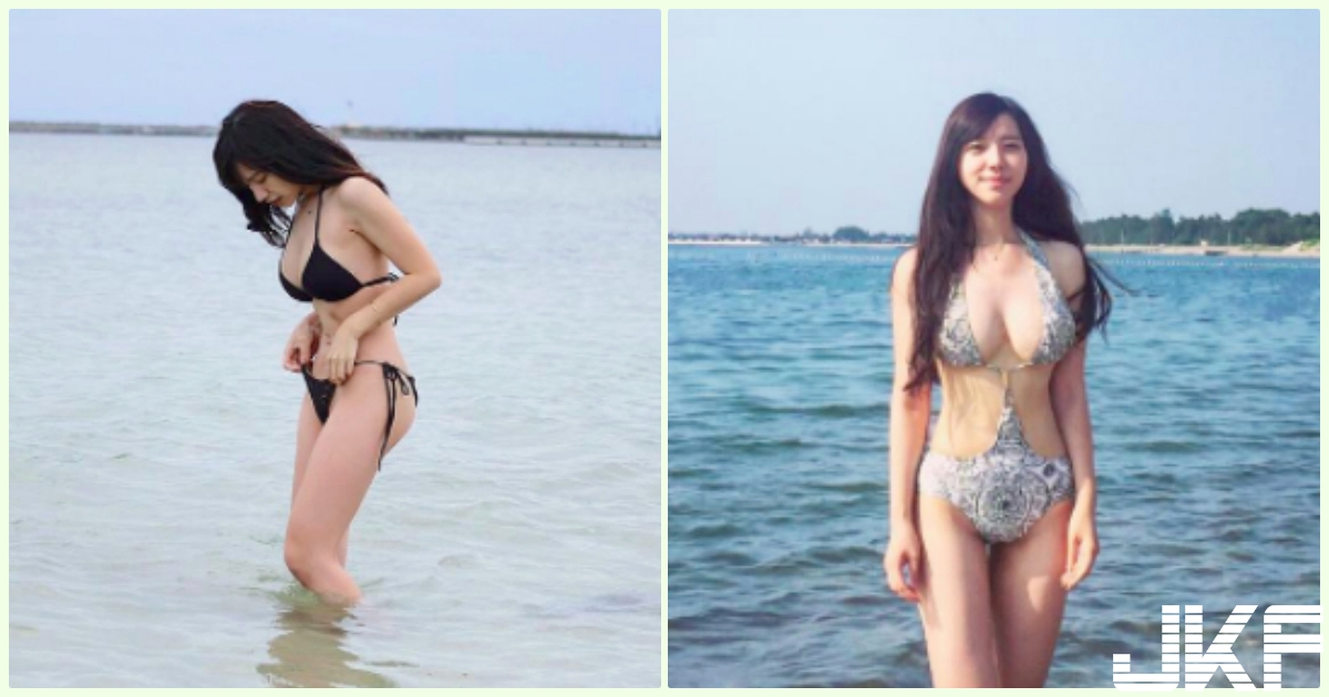 超极品「比基尼正妹」美乳线条好犯规！凶悍的爆奶视角让人受不了…