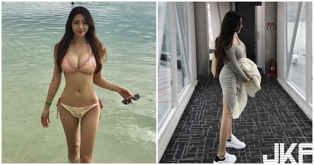 九头身正妹海边解放「浑圆巨乳」！「凶猛奶量」看了口水狂流啊！