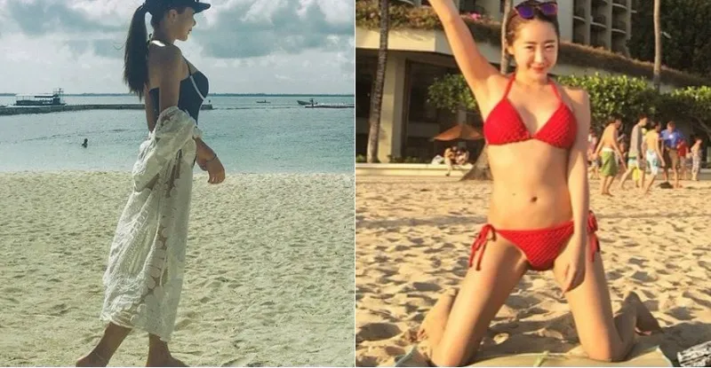 素人正妹「逆天美腿」夹紧夹满，「美嫩小圆乳」不断弹跳…大伙快上呀！