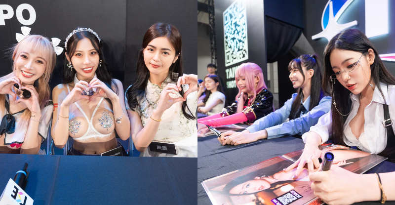 亲笔签名就是香！JKF VIP限定活动...人气女郎出动　TSE现场福利加码送～