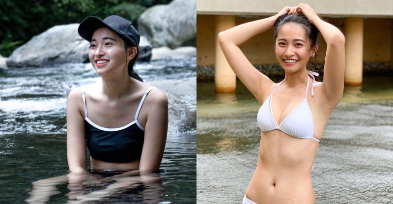 化工系花学姊「Allison」气质天然超迷人，比基尼「狂展白皙辣体」太养眼！-小湿妹图