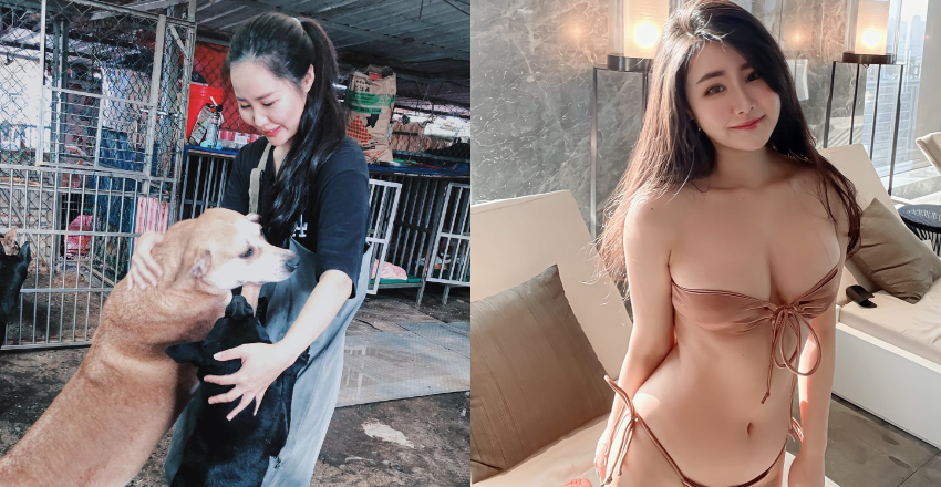 人美心善！台越混血正妹动物志工「Mavis」颜值和身材都封顶