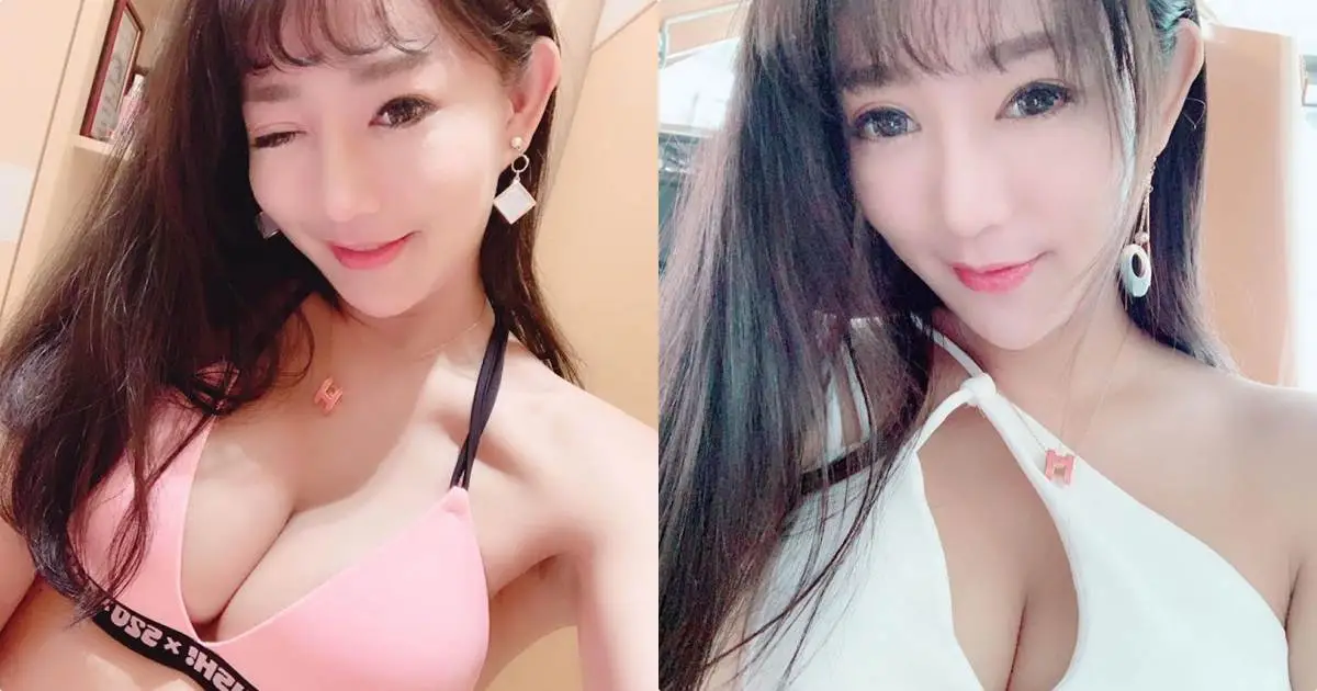 大眼甜心「APO Chou」放送深沟，比基尼火辣乳量太猖狂！-小湿妹图