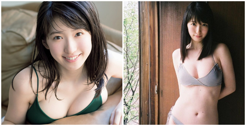 19岁乐团歌手进军写真界！清新白皙「爆乳偶像」日比美思又甜又辣的绝美画面！