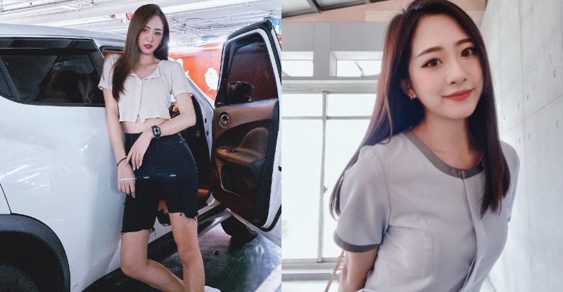 停车场惊见「性感副驾」，紧致细腰搭玉腿让人超想掳回家