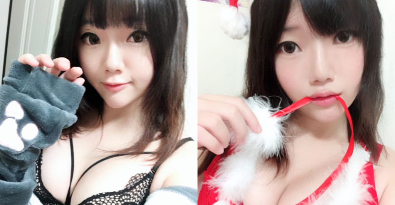 日系极萌宅宅少女「愿愿」炸裂上围　虽然童颜但身材可不小！