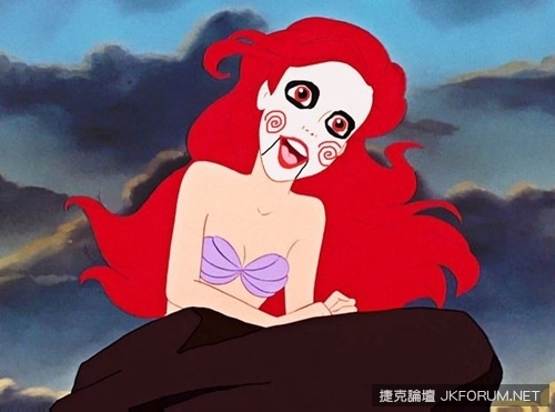 如果《迪士尼公主》出演夺魂锯　I want to play a game♥