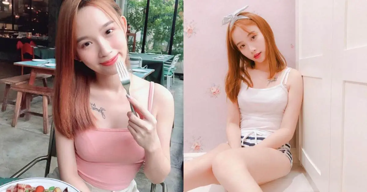 甜美女友「Yumi 玉米」陪你吃早午餐，「诱惑低胸背心」好有心动感！