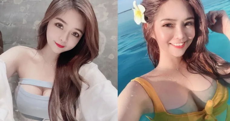 笑容满分！电眼美人 Ira 晒夏日泳衣穿搭  解放「F 级事业线」收服网友-小湿妹图