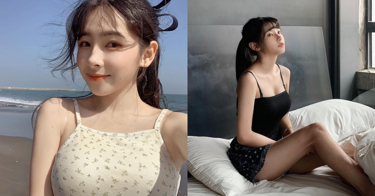 超甜美17岁高中生！「清纯可人」漂亮小妹妹罗菱，小小年纪却有大大人气！