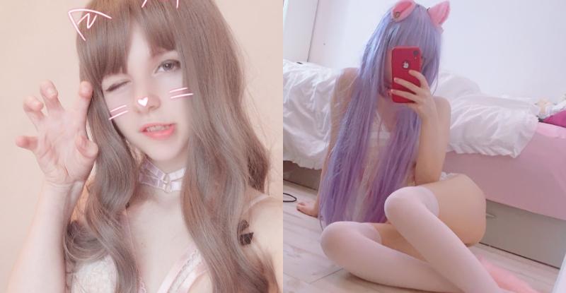 活的二次元！精灵系Coser「仙级美颜」太梦幻　修长美腿有魔性勾引不断-小湿妹图