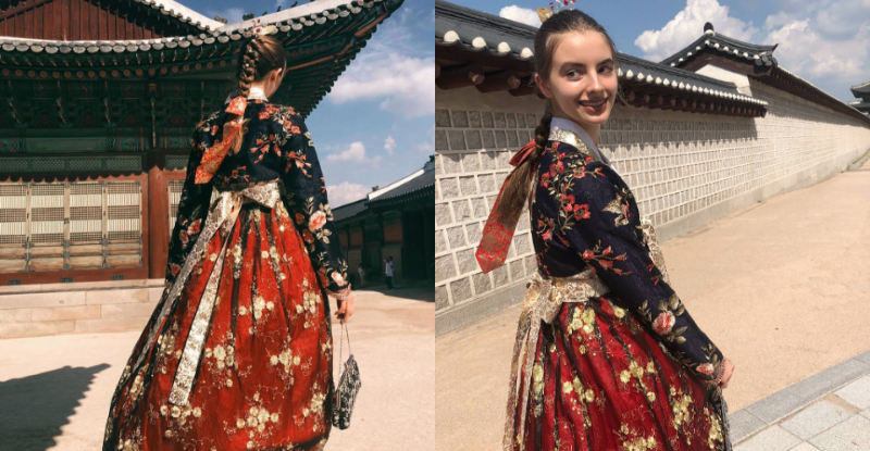 荷兰妹「韩服美照」亚洲爆红　「绝美天使颜」正翻　网友：屌打北一女神-小湿妹图