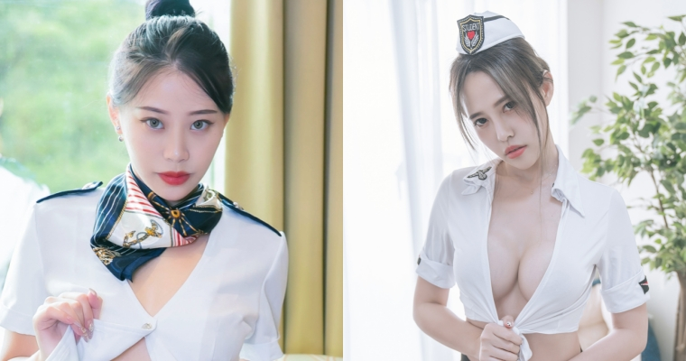 欢迎搭上「欲火航空」！让你一看就瞬间「搭帐」火辣空姐　她们将带给你最极致服务！