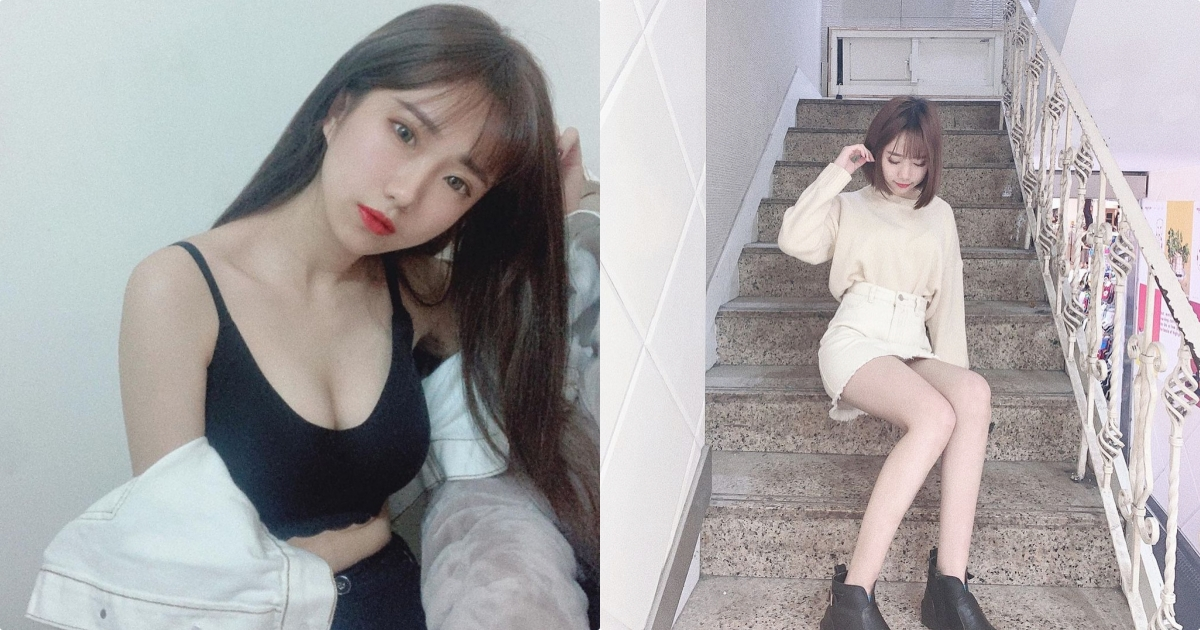 小只马萌妹「之心」示范小可爱穿搭照，低胸画面好让人害羞！