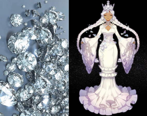 璀璨宝石化身宝石姬，堇青石裙摆装进整条银河❤