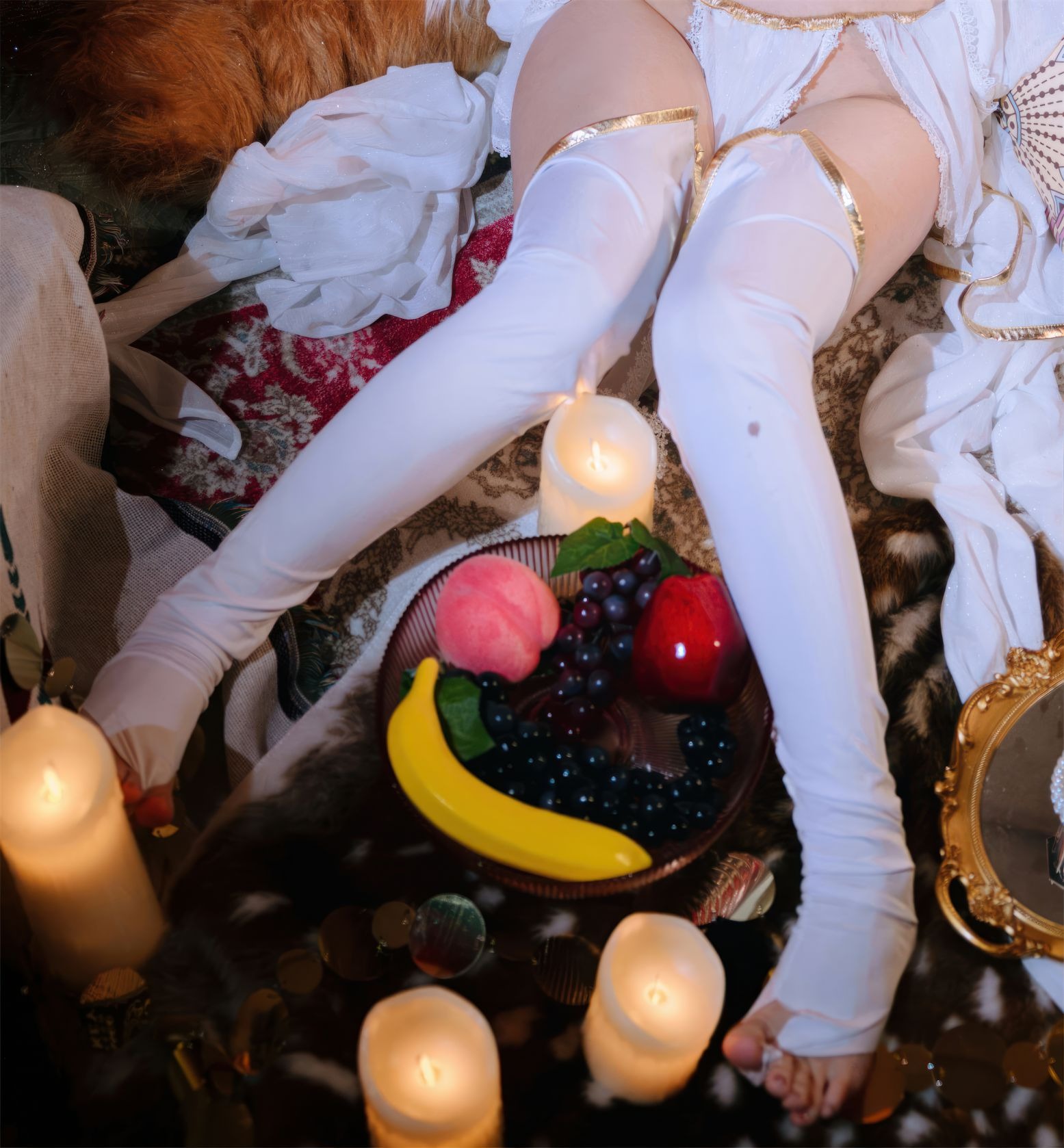 日奈娇 玉藻前舞娘 – 涂油